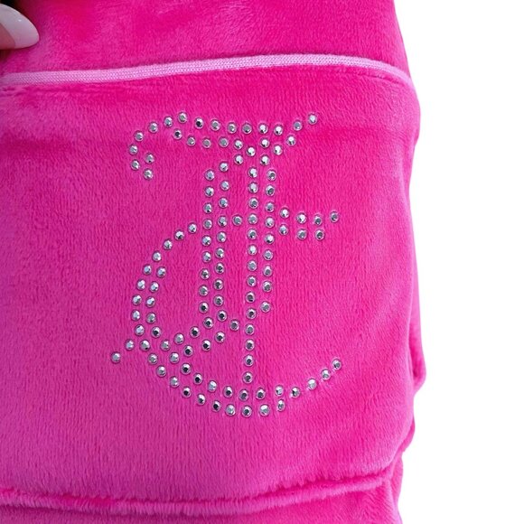 Juicy Couture Logo 3 Piece Top, Pants & Shorts Pink Pajama Gift Set Size M or L - Picture 5 of 6